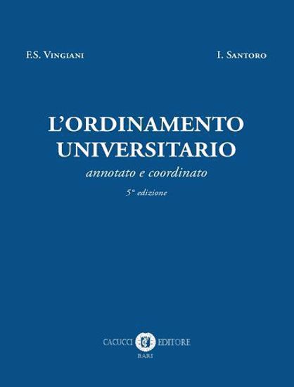 Immagine di L'ordinamento universitario