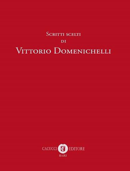 Immagine di Scritti scelti di Vittorio Domenichelli