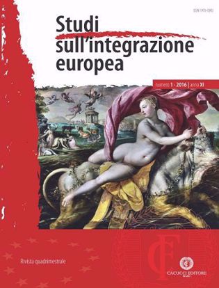 Immagine di Studi sull'integrazione europea - Anno XI, n.1