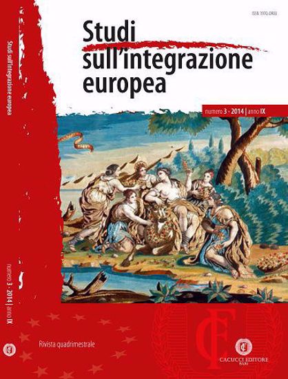 Immagine di Studi sull' integrazione europea - Anno IX, n.3