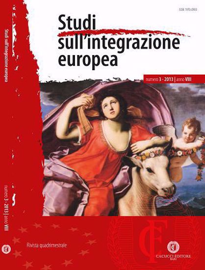 Immagine di Studi sull' integrazione europea - Anno  VIII, n.3