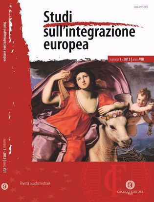 Immagine di Studi sull' integrazione europea - Anno  VIII, n.1