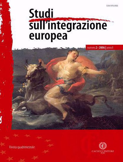 Immagine di Studi sull' integrazione europea - Anno  I, n.2