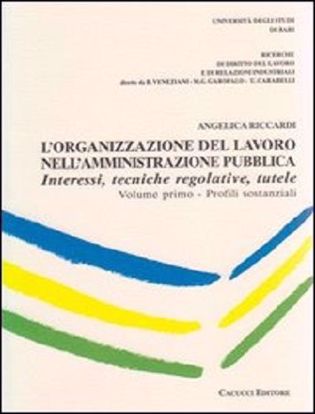 Immagine di L'organizzazione del lavoro nell'amministrazione pubblica.