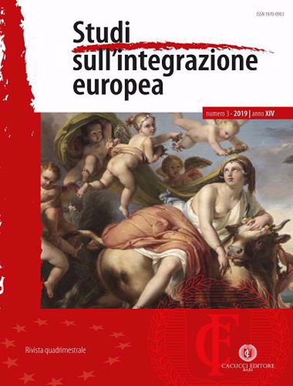 Immagine di Studi sull'integrazione europea - Anno XIV, n.3- settembre/dicembre 2019