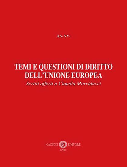 Immagine di Temi e questioni di diritto dell'unione europea