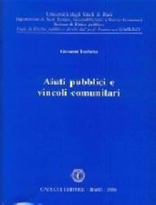 Immagine di Aiuti pubblici e vincoli comunitari