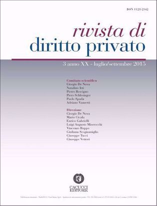 Immagine di Rivista di diritto privato -Anno XX, n.3