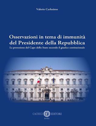 Immagine di Osservazioni in tema di immunità del Presidente della Repubblica