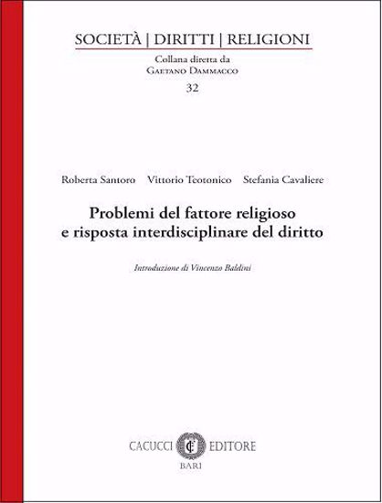 Immagine di 32 - Problemi del fattore religioso e risposta interdisciplinare del diritto