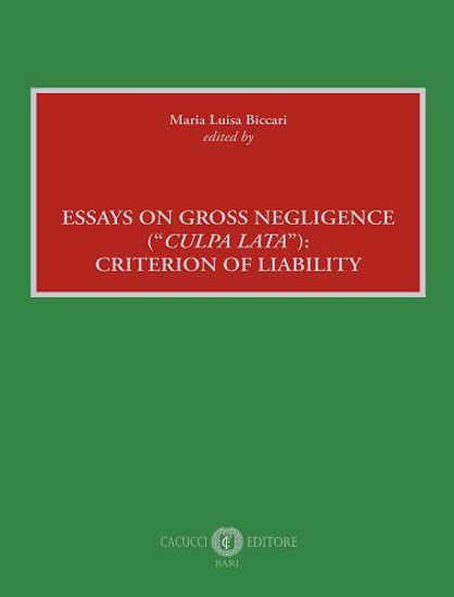 Immagine di Essays on gross negligence (“culpa lata”): criterion of liability