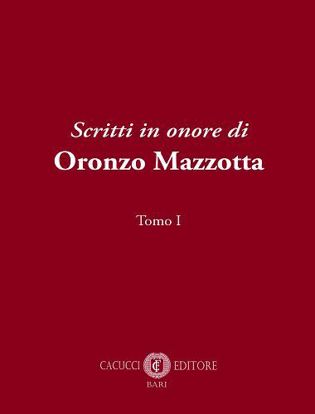 Immagine di Scritti in onore di Oronzo Mazzotta