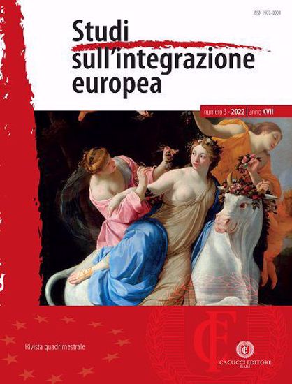 Immagine di Studi sull'integrazione europea - Anno XVII, n.3- settembre/dicembre 2022