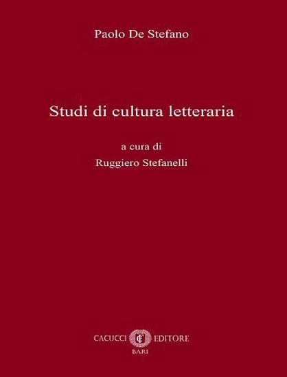 Immagine di Studi di cultura letteraria