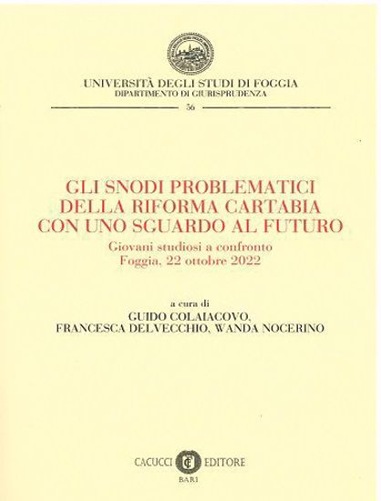 Immagine di 56 - Gli snodi problematici della riforma Cartabia con uno sguardo al futuro