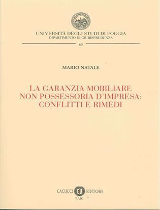 Immagine di 60 - LA GARANZIA MOBILIARE NON POSSESSORIA D’IMPRESA: CONFLITTI E RIMEDI