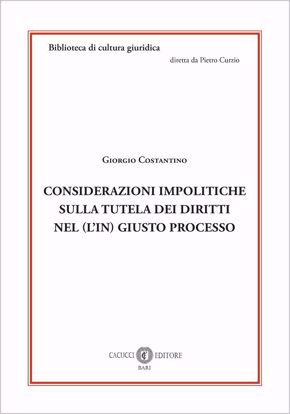 Immagine di 22 - Considerazioni impolitiche sulla tutela dei diritti nel (l’in) giusto processo
