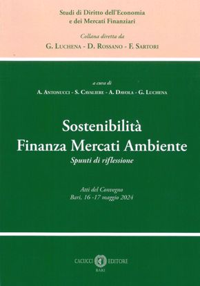 Immagine di SOSTENIBILITÀ FINANZA MERCATI AMBIENTI