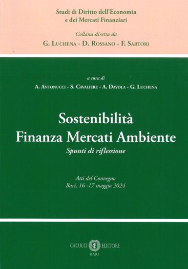 Immagine di SOSTENIBILITÀ FINANZA MERCATI AMBIENTI