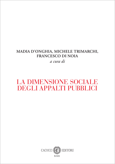 Immagine di LA DIMENSIONE SOCIALE DEGLI APPALTI PUBBLICI